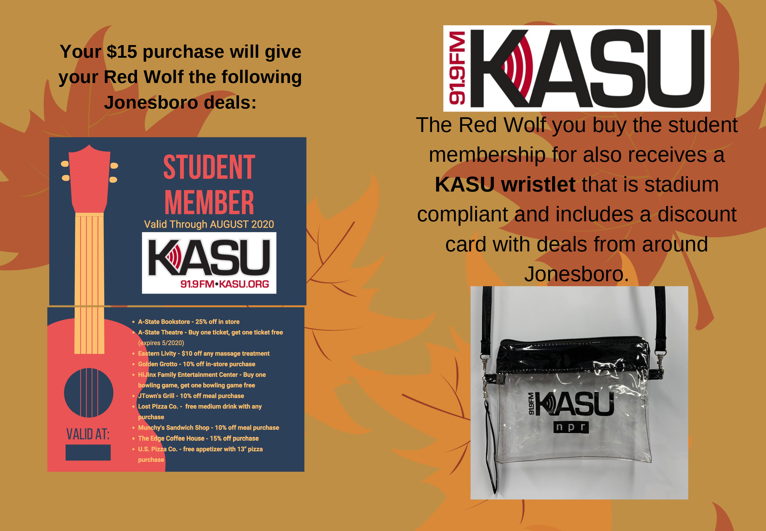 KASU Sponsor Card